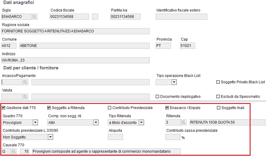 Esempi Di Registrazione Parcelle Fatture Con Ritenuta D Acconto